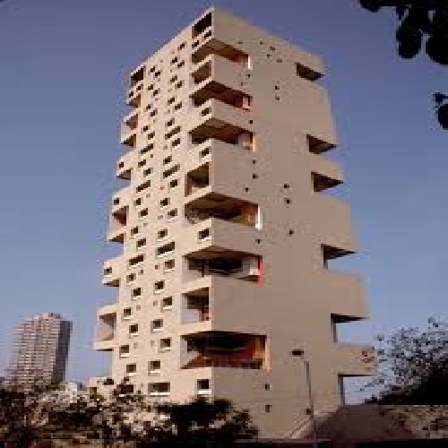 دانلود فایل تحلیل معماری kanchanjunga apartaments