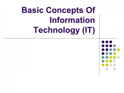 دانلود فایل پاورپوینت کامل و جامع با عنوان مفاهیم پایه در فناوری اطلاعات (IT) در 37 اسلاید