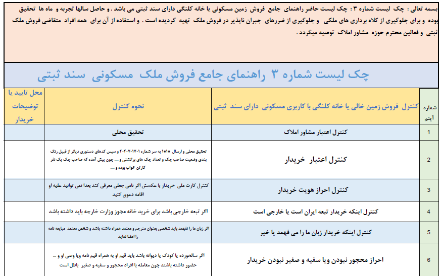 نکات حقوقی و مهم در فروش ملک سند ثبتی (80 نکته  میلیاردی)